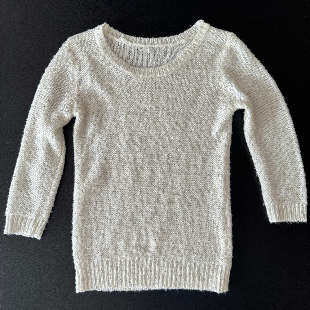 Sparkle sequin rainbow magic sweater Size XS